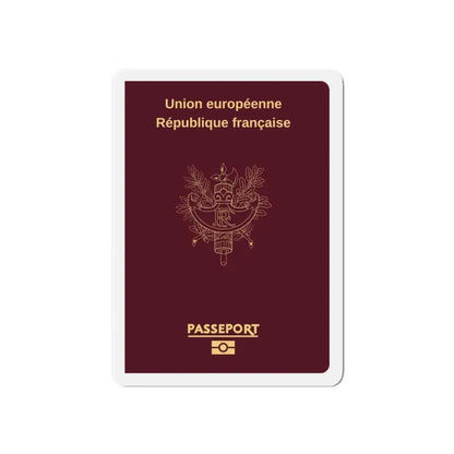 French Passport - Refrigerator Magnet 6 Inch - The Sticker Space