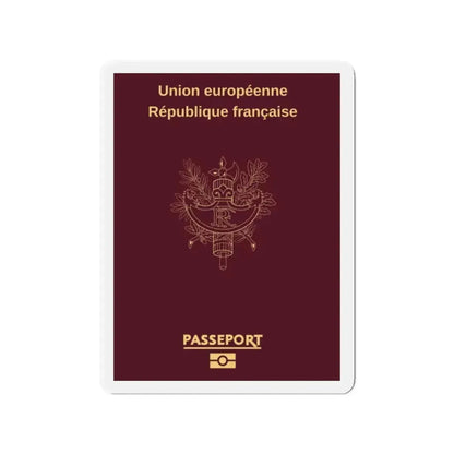 French Passport - Refrigerator Magnet - The Sticker Space