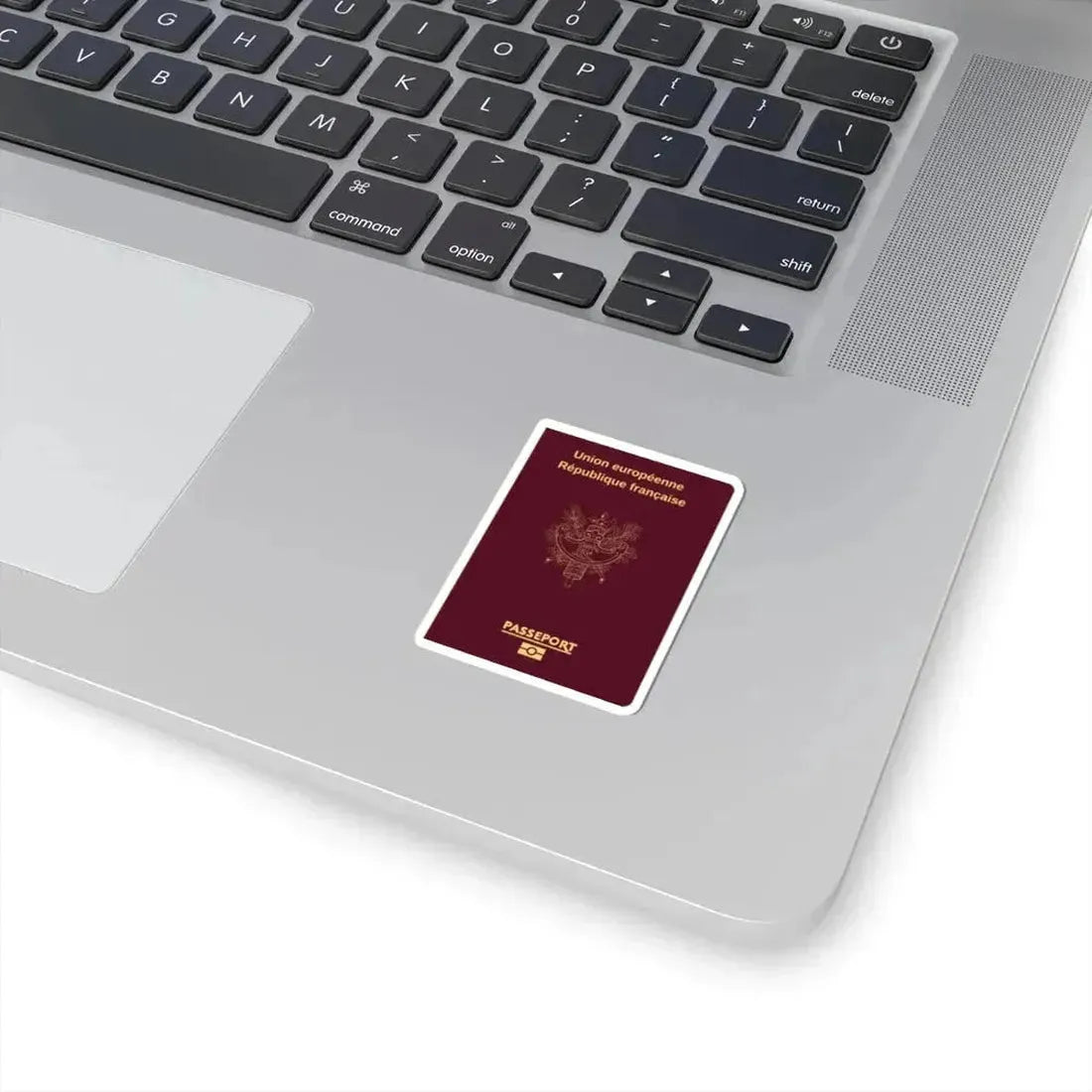 French Passport - STICKER Vinyl Kiss-Cut Decal - The Sticker Space