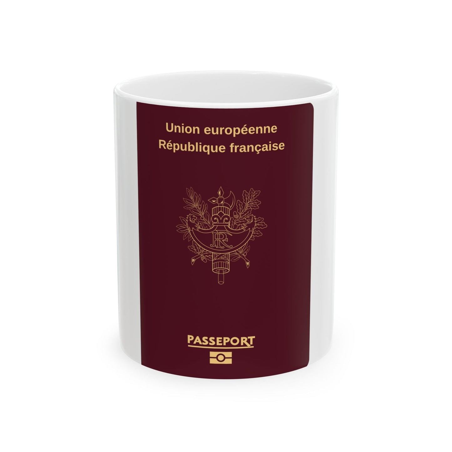 French Passport - White Coffee Mug