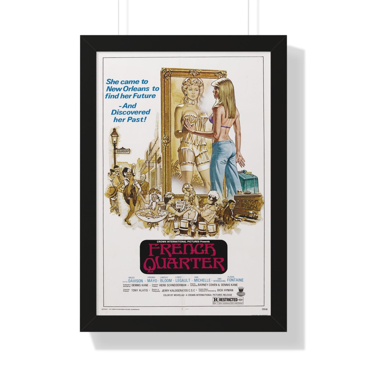 FRENCH QUARTER 1978 - Framed Movie Poster-16″ x 24″-The Sticker Space