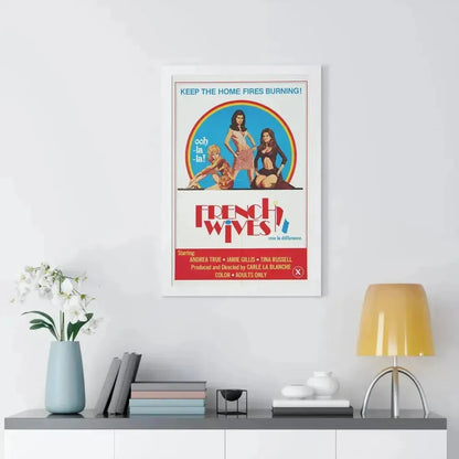 FRENCH WIVES 1979 - Framed Movie Poster - The Sticker Space