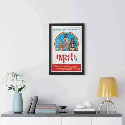 FRENCH WIVES 1979 - Framed Movie Poster - The Sticker Space