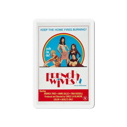 FRENCH WIVES 1979 Movie Poster - Refrigerator Magnet - The Sticker Space