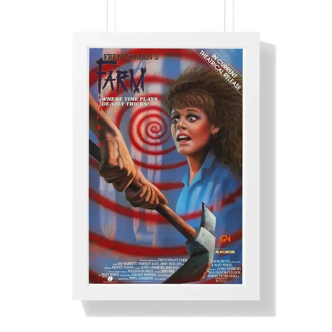 FRENCHMAN'S FARM 1987 - Framed Movie Poster - The Sticker Space