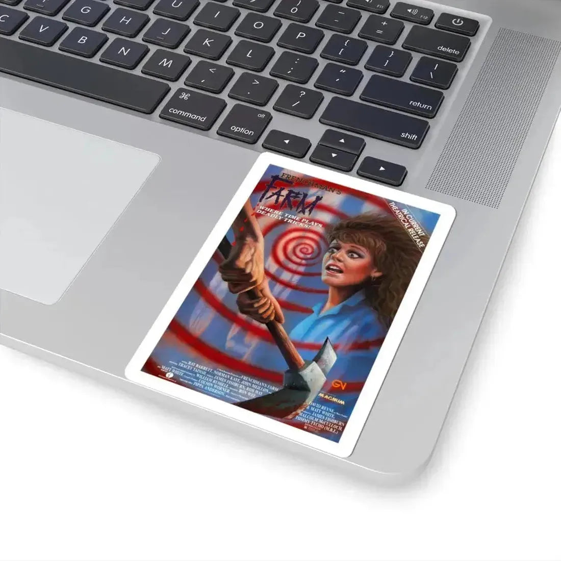 FRENCHMAN'S FARM 1987 Movie Poster - STICKER Vinyl Kiss-Cut Decal - The Sticker Space