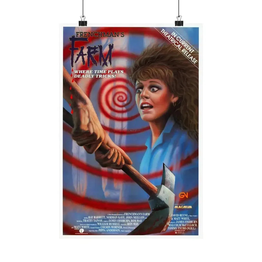 FRENCHMAN'S FARM 1987 - Paper Movie Poster 12″ x 18″ Matte - The Sticker Space