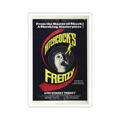Frenzy 1972 Movie Poster - STICKER Vinyl Kiss-Cut Decal 6 Inch White - The Sticker Space