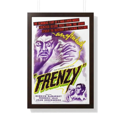 FRENZY (LATIN QUARTER) 1945 - Framed Movie Poster 20" x 30" Walnut - The Sticker Space