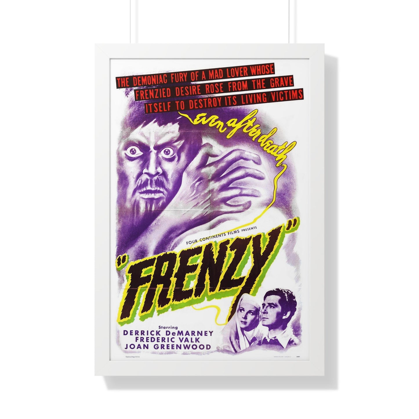 FRENZY (LATIN QUARTER) 1945 - Framed Movie Poster-20" x 30"-The Sticker Space