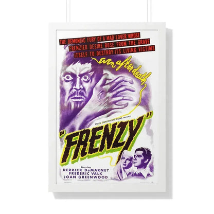FRENZY (LATIN QUARTER) 1945 - Framed Movie Poster 20" x 30" White - The Sticker Space