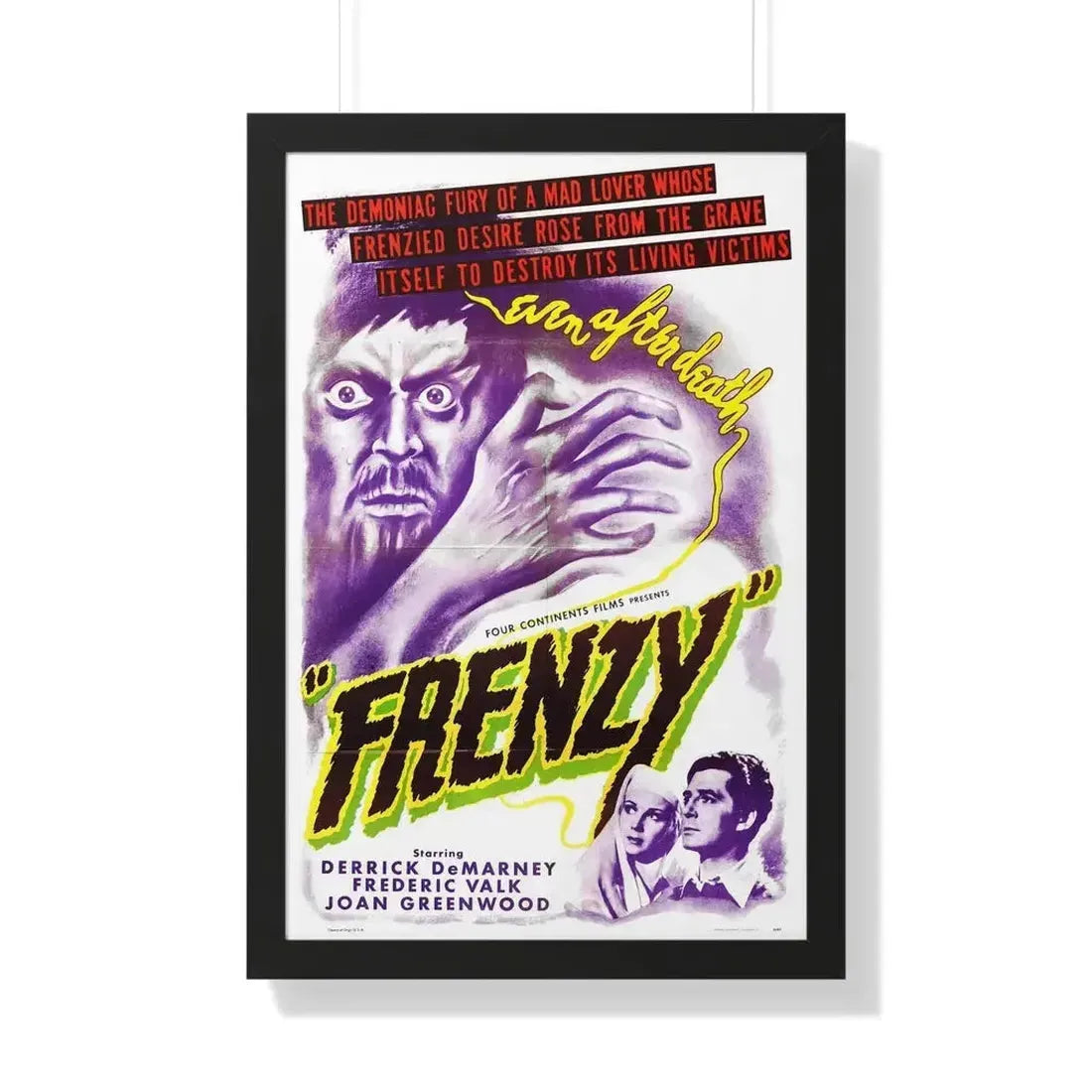 FRENZY (LATIN QUARTER) 1945 - Framed Movie Poster - The Sticker Space