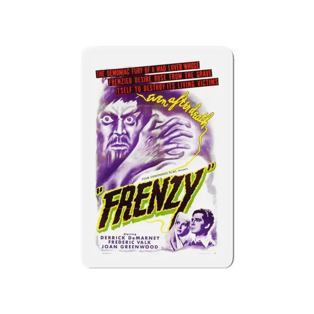 FRENZY (LATIN QUARTER) 1945 Movie Poster - Refrigerator Magnet 6 Inch - The Sticker Space