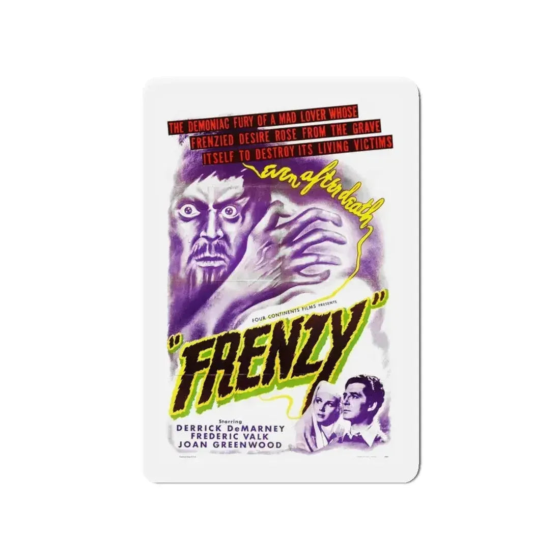 FRENZY (LATIN QUARTER) 1945 Movie Poster - Refrigerator Magnet - The Sticker Space