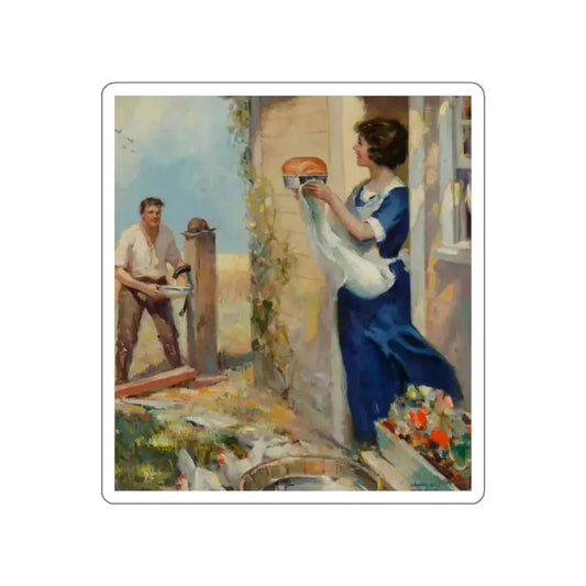 Fresh Bread (Magazine Illustration) STICKER Vinyl Die-Cut Decal White Die-Cut 2 Inch - The Sticker Space