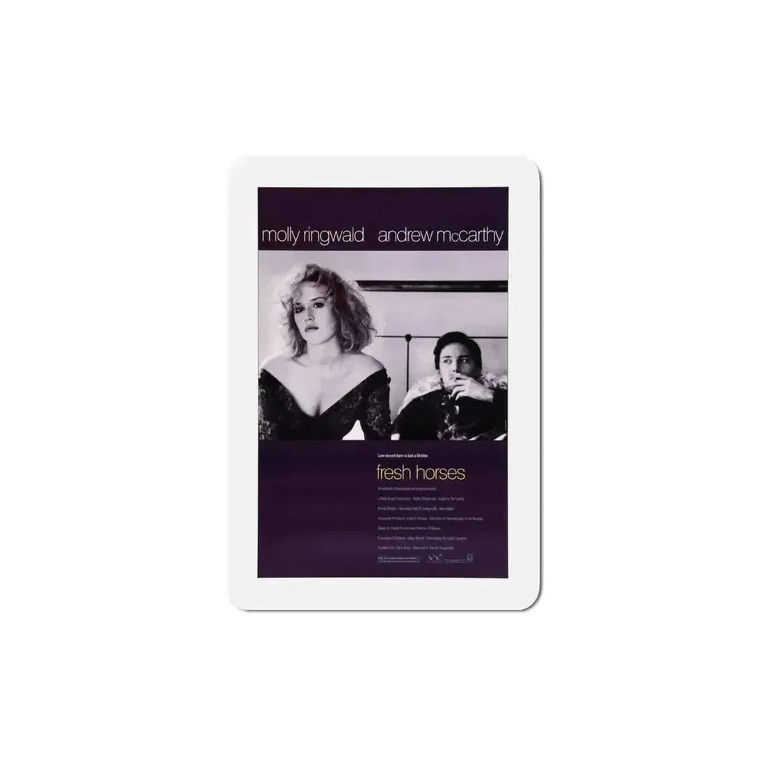 Fresh Horses 1988 Movie Poster Refrigerator Magnet - The Sticker Space