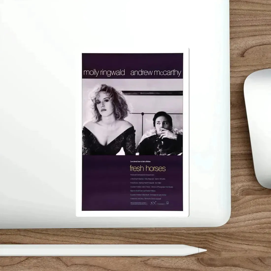 Fresh Horses 1988 Movie Poster STICKER Vinyl Die-Cut Decal - The Sticker Space