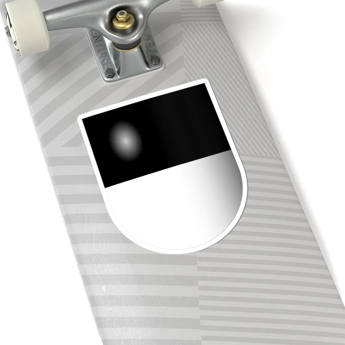 Fribourg-coat of arms 3d (Switzerland) (Coat of Arms) STICKER Vinyl Kiss-Cut Decal - The Sticker Space