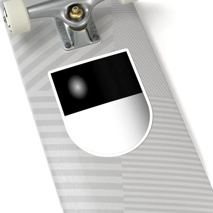 Fribourg-coat of arms 3d (Switzerland) (Coat of Arms) STICKER Vinyl Kiss-Cut Decal - The Sticker Space