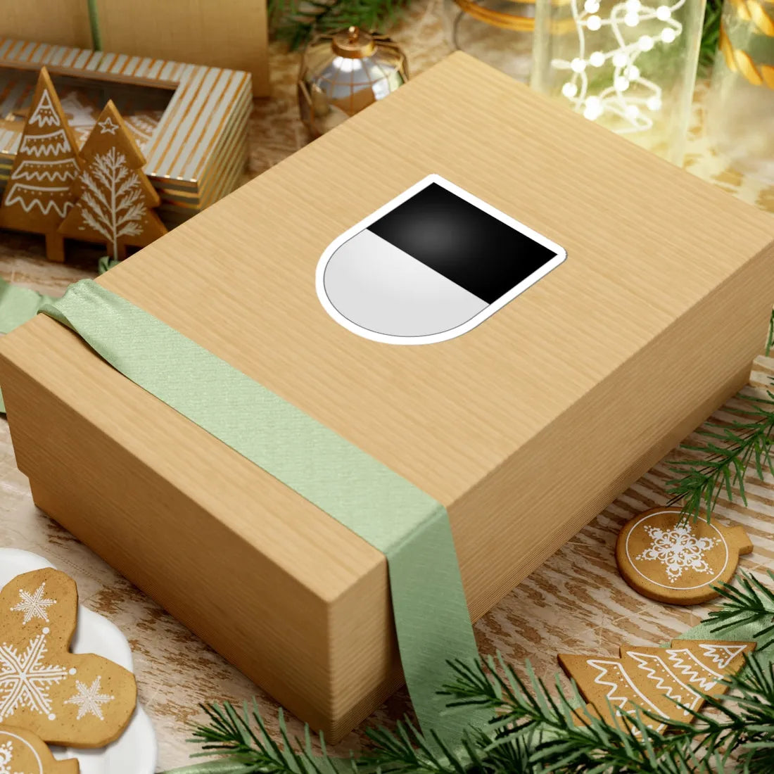 Fribourg-coat of arms (Switzerland) (Coat of Arms) STICKER Vinyl Kiss-Cut Decal - The Sticker Space