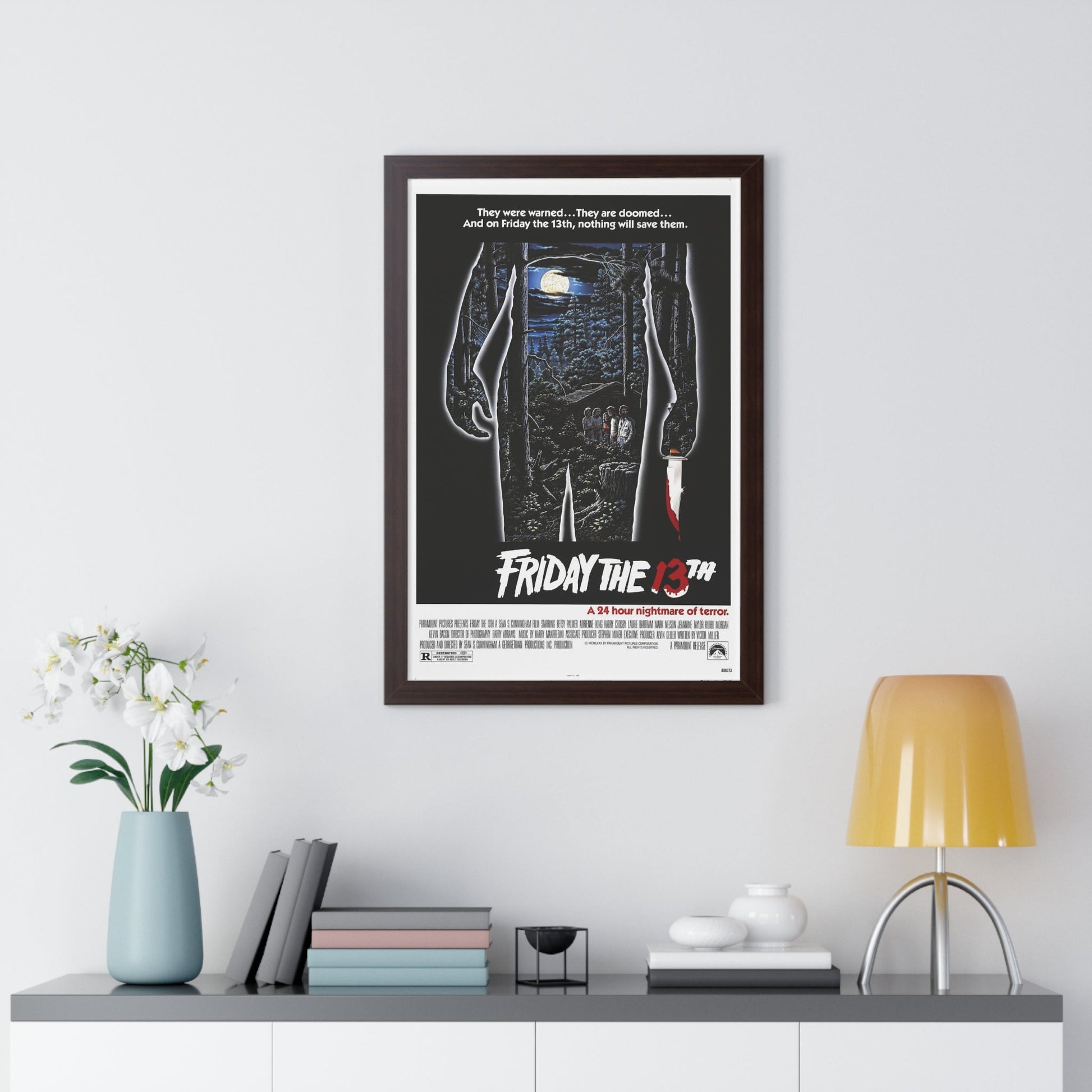 FRIDAY THE 13TH 1980 - Framed Movie Poster-The Sticker Space