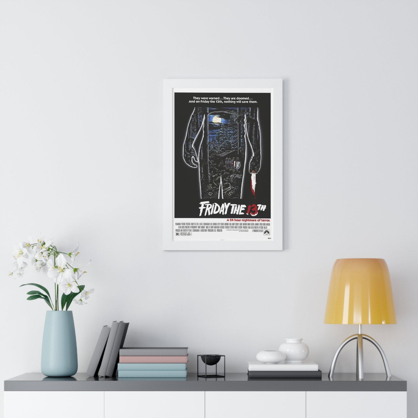 FRIDAY THE 13TH 1980 - Framed Movie Poster-The Sticker Space