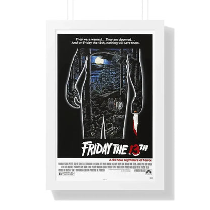FRIDAY THE 13TH 1980 - Framed Movie Poster - The Sticker Space