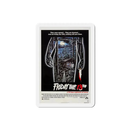 Friday the 13th 1980 Movie Poster Refrigerator Magnet 2 Inch - The Sticker Space