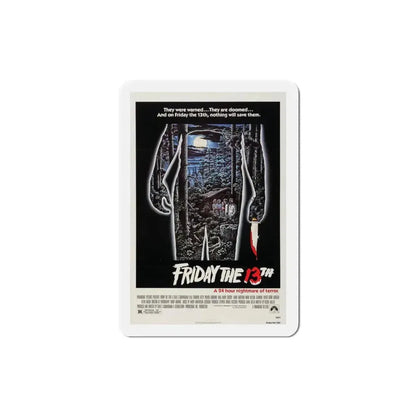 Friday the 13th 1980 Movie Poster Refrigerator Magnet 3 Inch - The Sticker Space