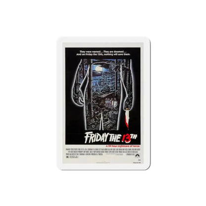 Friday the 13th 1980 Movie Poster Refrigerator Magnet - The Sticker Space
