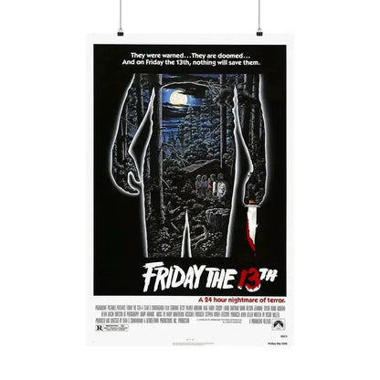 FRIDAY THE 13TH 1980 - Paper Movie Poster 24″ x 36″ Matte - The Sticker Space