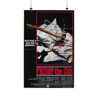 FRIDAY THE 13TH (2) 1980 - Paper Movie Poster 16″ x 24″ Matte - The Sticker Space