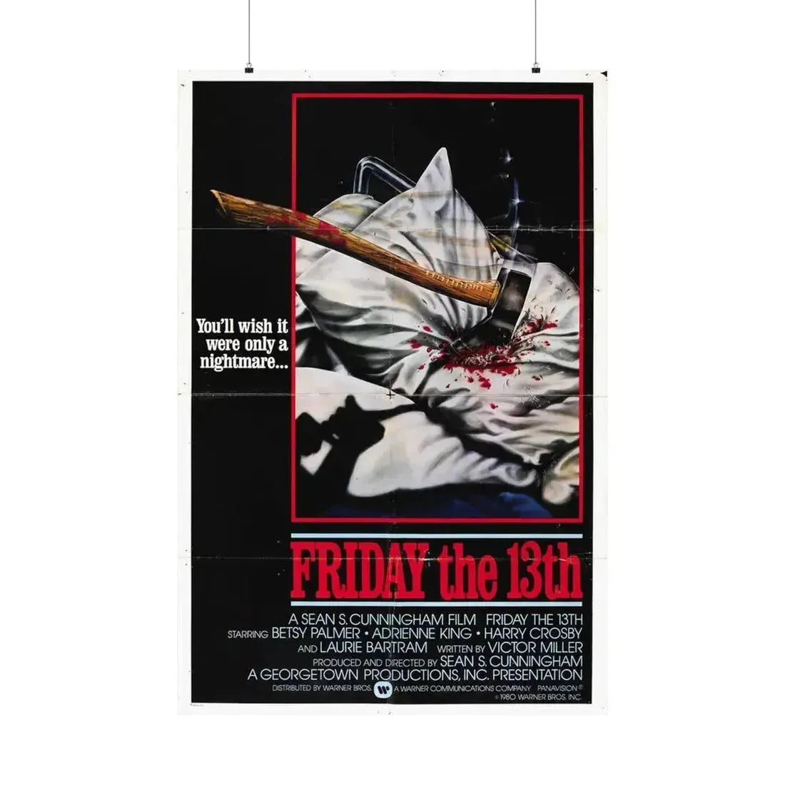 FRIDAY THE 13TH (2) 1980 - Paper Movie Poster 36" x 54" Matte - The Sticker Space