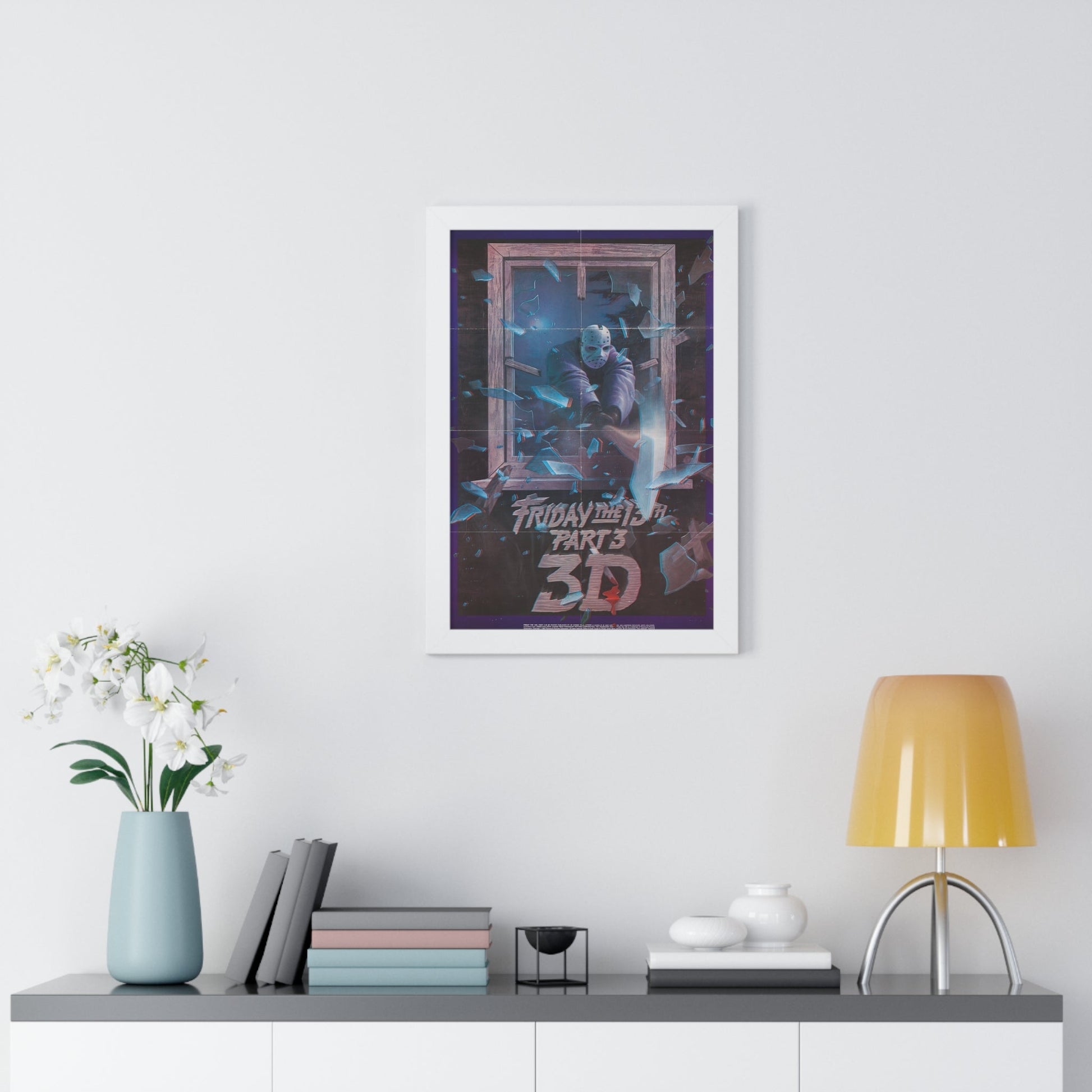 FRIDAY THE 13TH 3-D 1982 - Framed Movie Poster-The Sticker Space