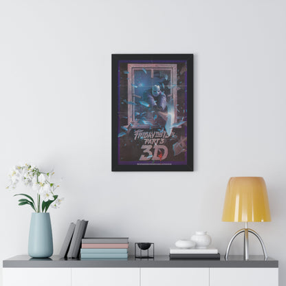 FRIDAY THE 13TH 3-D 1982 - Framed Movie Poster-The Sticker Space