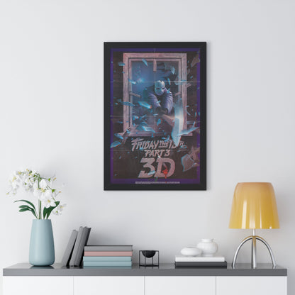 FRIDAY THE 13TH 3-D 1982 - Framed Movie Poster-The Sticker Space