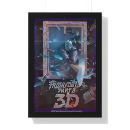 FRIDAY THE 13TH 3-D 1982 - Framed Movie Poster - The Sticker Space