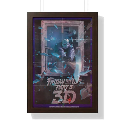 FRIDAY THE 13TH 3-D 1982 - Framed Movie Poster - The Sticker Space