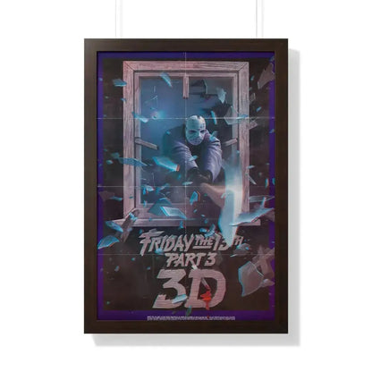 FRIDAY THE 13TH 3-D 1982 - Framed Movie Poster - The Sticker Space
