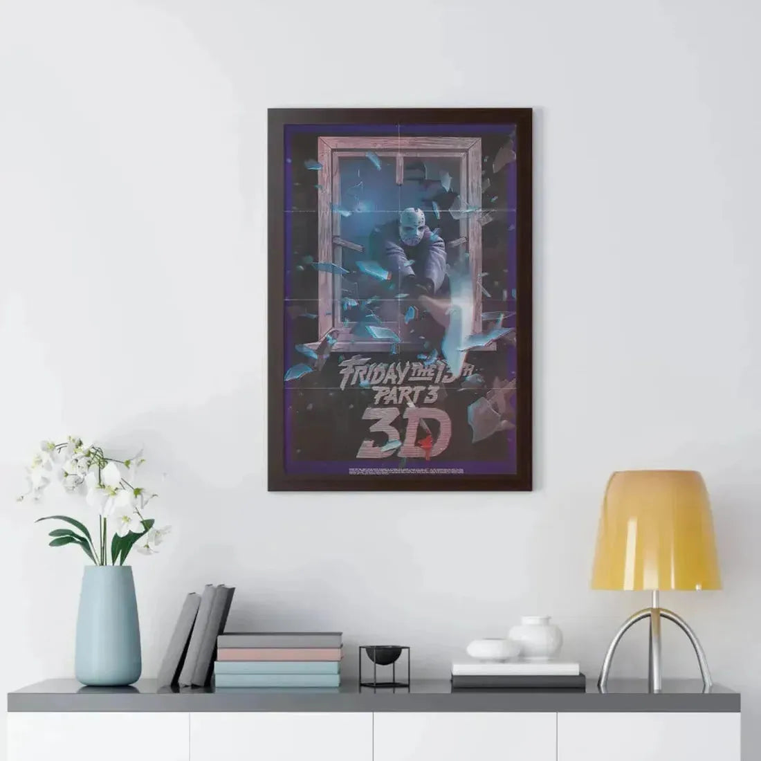 FRIDAY THE 13TH 3-D 1982 - Framed Movie Poster - The Sticker Space