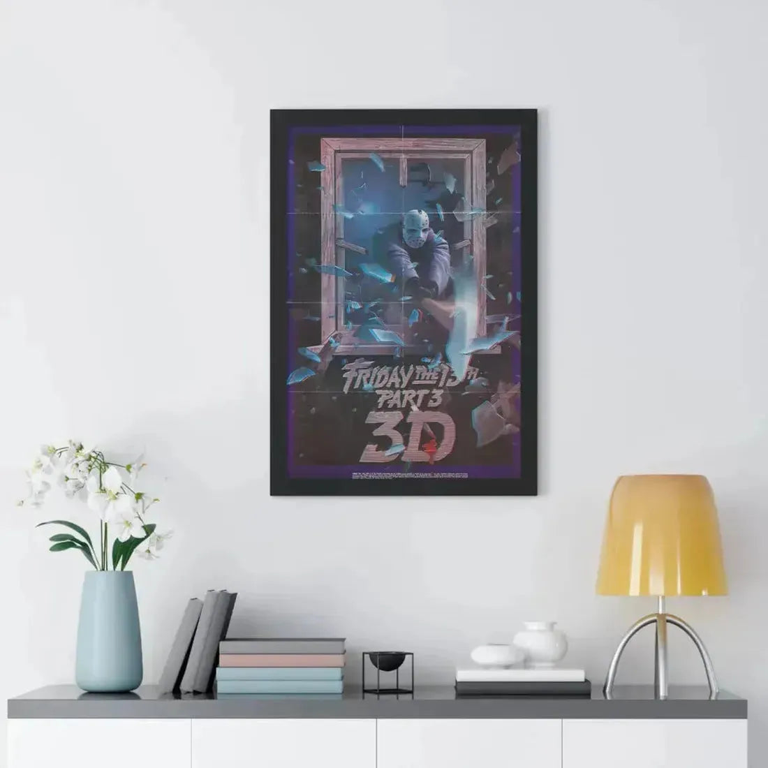 FRIDAY THE 13TH 3-D 1982 - Framed Movie Poster - The Sticker Space