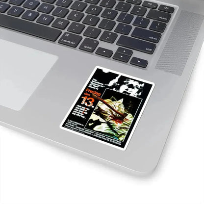 FRIDAY THE 13TH (DANISH) 1980 Movie Poster - STICKER Vinyl Kiss-Cut Decal - The Sticker Space