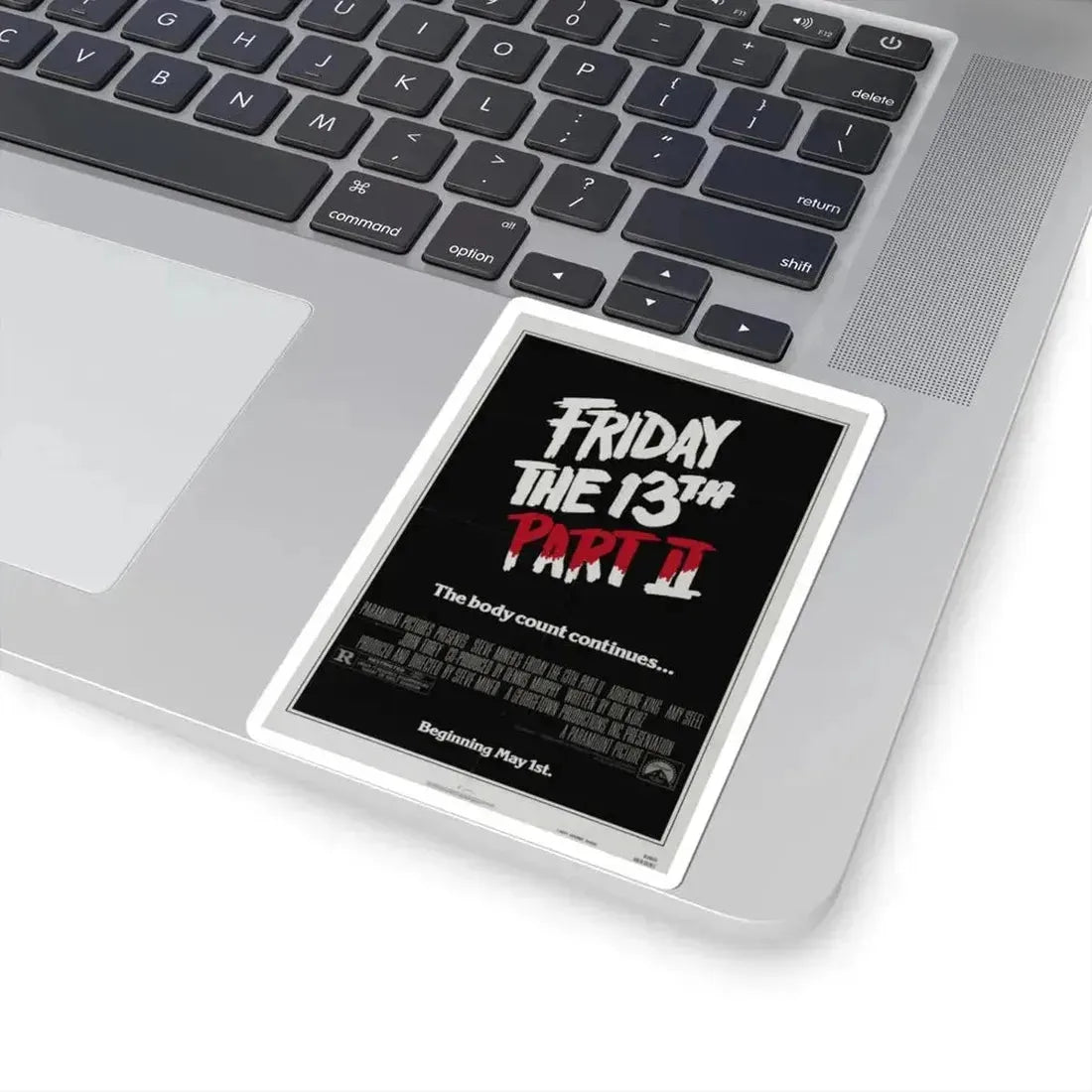 Friday the 13th Part 2 1981 Movie Poster - STICKER Vinyl Kiss-Cut Decal - The Sticker Space