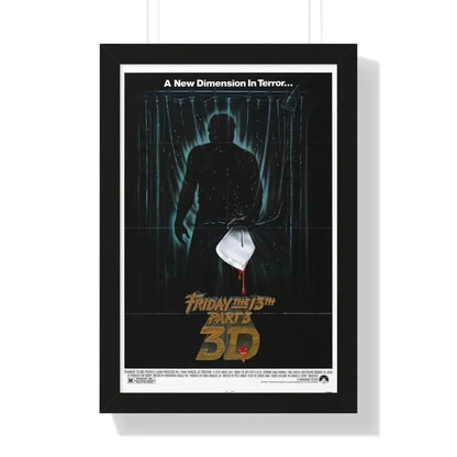 FRIDAY THE 13TH PART 3 1982 - Framed Movie Poster - The Sticker Space