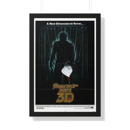 FRIDAY THE 13TH PART 3 1982 - Framed Movie Poster - The Sticker Space