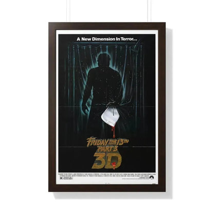 FRIDAY THE 13TH PART 3 1982 - Framed Movie Poster - The Sticker Space
