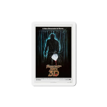 Friday the 13th Part 3 1982 Movie Poster Refrigerator Magnet - The Sticker Space