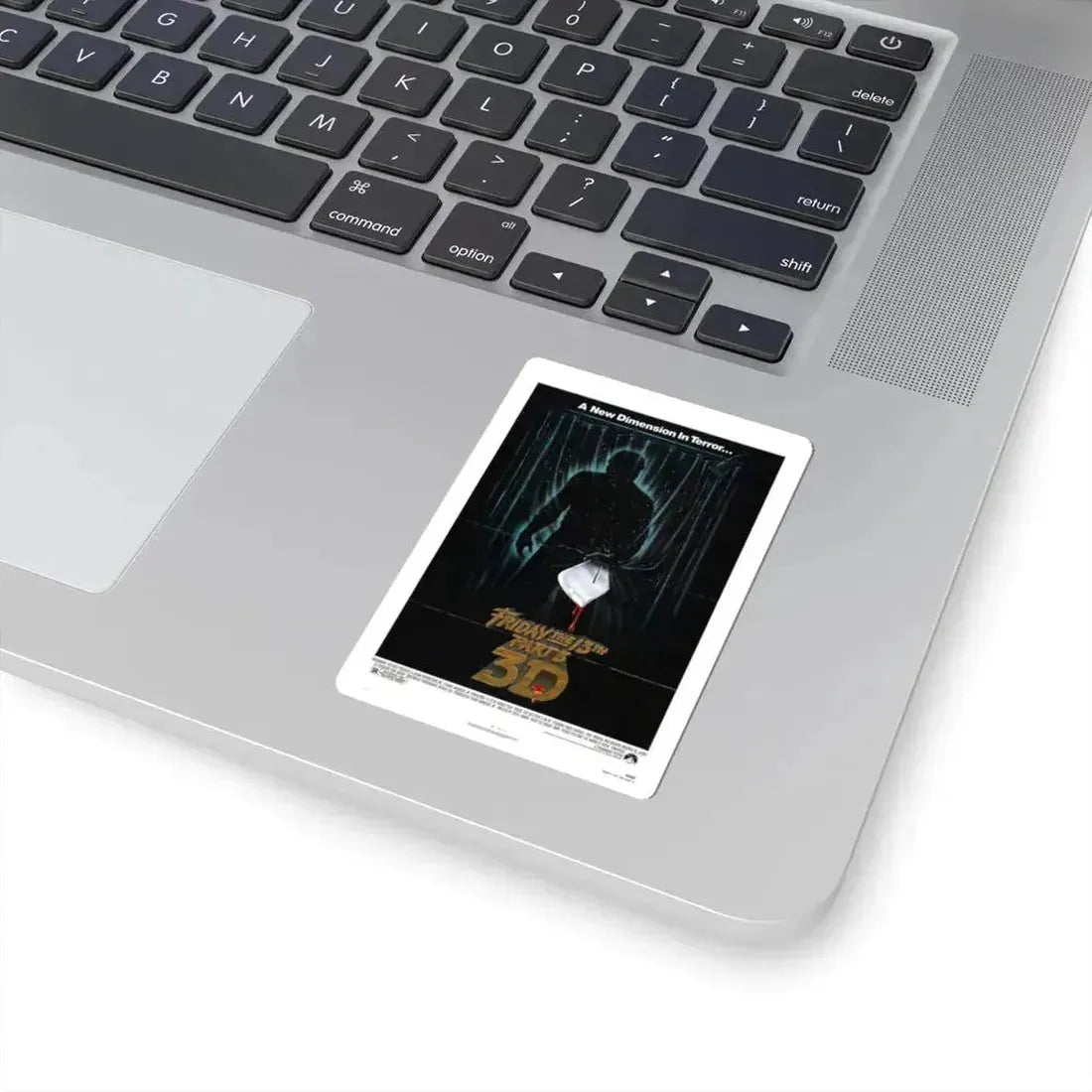 FRIDAY THE 13TH PART 3 1982 Movie Poster - STICKER Vinyl Kiss-Cut Decal - The Sticker Space