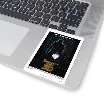 FRIDAY THE 13TH PART 3 1982 Movie Poster - STICKER Vinyl Kiss-Cut Decal - The Sticker Space