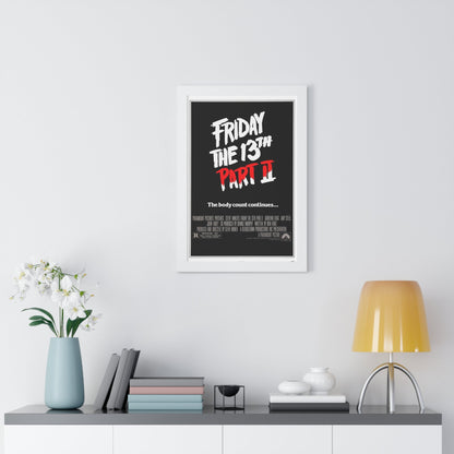 FRIDAY THE 13TH PART II 1981 - Framed Movie Poster-The Sticker Space